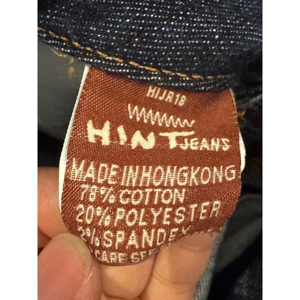 vintage Hint Jeans Distressed Denim Cargo Capri Pants Ankles Size 0 - Picture 4 of 8